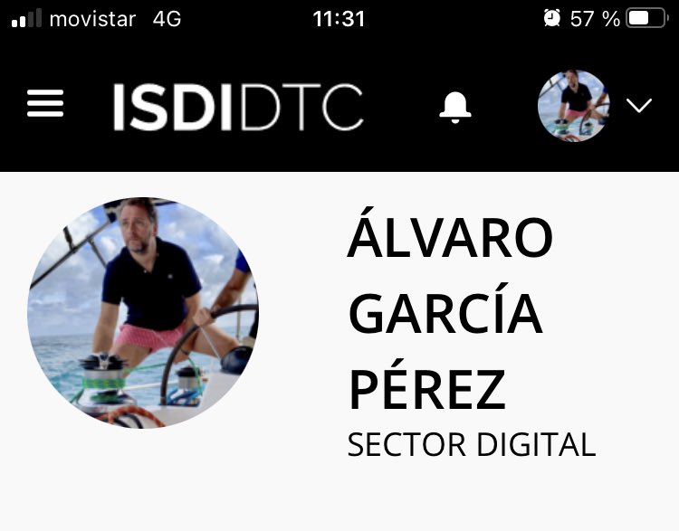 repaci31's tweet photo. < De nuevo “activo” en la App de @ISDI_edu >
<>
Viento en popa, a toda vela digital de un navegante… por Internet.
#ISDI #MIB #MIBer #ÁlvaroGP #SEO #ContentManager #Digitalización #Digital #BeDigital #ISDIgital https://t.co/2G72UnMByZ