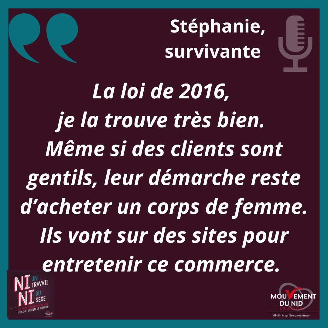 Ni un travail ni du sexe : ce qu’en dit Stéphanie, survivante #listentosurvivors