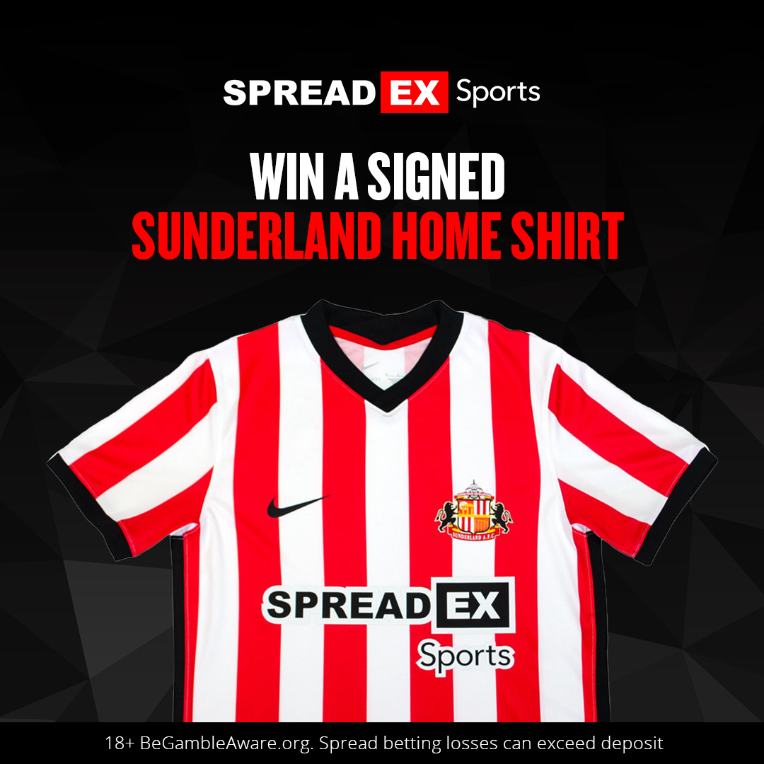 Spreadex Sports (@spreadexsport) on Twitter photo 🚨Competition Time🚨
How do you fancy the chance of winning a signed <a href="/SunderlandAFC/">Sunderland AFC</a> shirt?!👕🖊️
For the chance to win🥇
1⃣ Follow us + Retweet this tweet♻️
2⃣ Enter your details in the entry form below⤵️
spreadex.com/sunderlandhull
TS&C's apply 🚨Competition Time🚨
How do you fancy the chance of winning a signed <a href="/SunderlandAFC/">Sunderland AFC</a> shirt?!👕🖊️
For the chance to win🥇
1⃣ Follow us + Retweet this tweet♻️
2⃣ Enter your details in the entry form below⤵️
spreadex.com/sunderlandhull
TS&C's apply