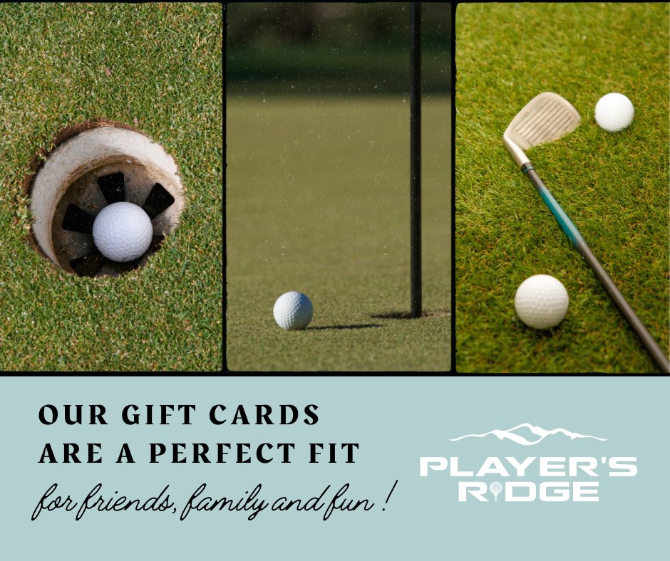 Pick up a Gift Card for your friends, family or co-workers.  Makes the perfect Christmas gift for that special someone.
Buy Online - playersridge.golf/giftcards
-
-
#playersridgegolf #gifts #giftgiving #ncgolf #hickorync