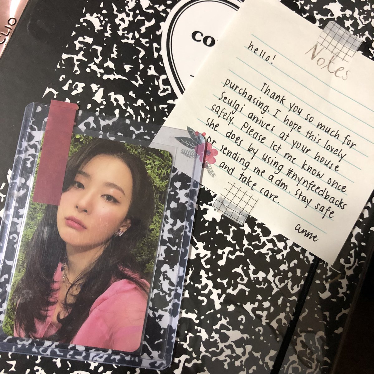 afeverpeach's tweet photo. 💌 #jimails
📬 @nynprio 

seulgi orgel pc haver 🥹🫶🏼 thank you so much, anne! ang bilis dumating and it was packed nicely. take care! #nynfeedbacks https://t.co/jGfdzWKdQA