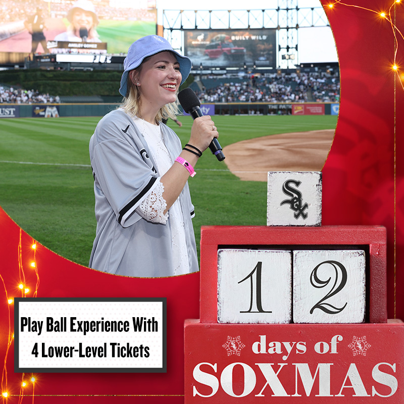 whitesox's tweet photo. On the 2nd day of Soxmas…

RETWEET for the chance to win a Play Ball experience with 4 lower-level tickets to a mutually agreed upon home game.