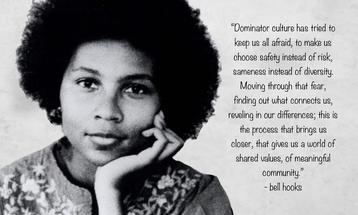 a year ago today, after a life of sharing insight and wisdom, bell hooks passed on. i hoped and probably took for granted that one day i’d get to meet her and tell her how much i appreciate her. today i simply feel grateful that our time on this earth overlapped.