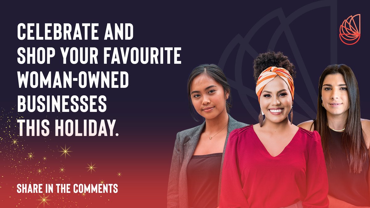 This season we are celebrating the many woman-owned businesses in our communities. We will be featuring some of our team's favourites and please reply with yours, we'd love to hear it. #womenentrepreneurs  #womeninbusiness #holiday2022