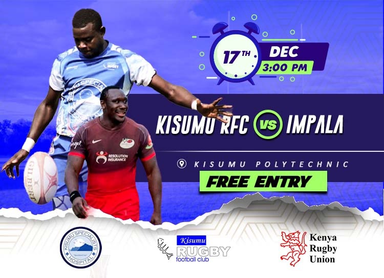 GAME 4 is going down this weekend
Come and support the #BlueArmy
#rugbyinkisumu 
#ChampionshipLeague 
#KenyaRugby 
#saturdayrugby