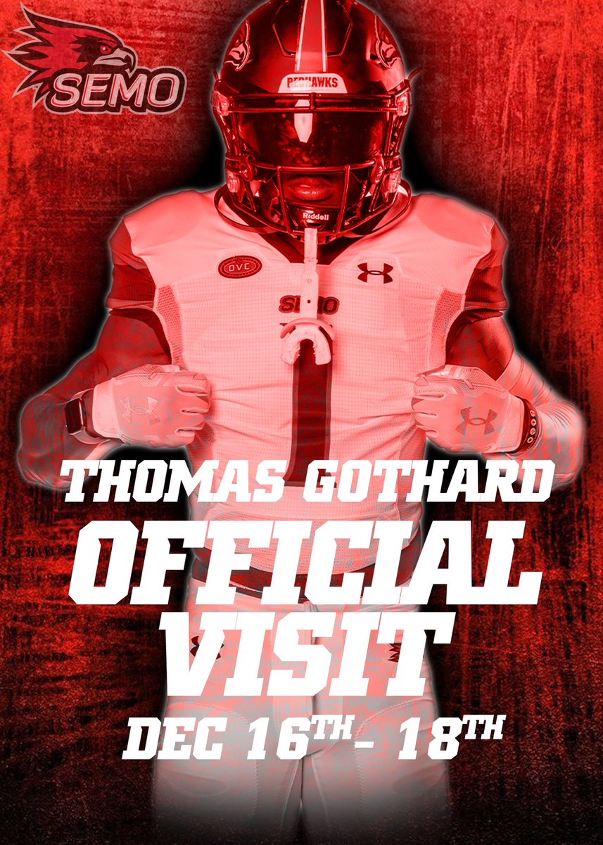 ThomasRGothard's tweet photo. Can’t wait to be at @SEMOfootball this weekend @Coach_MJBunch @D_Hicks_  thanks for the invite https://t.co/klUk4mDwbv