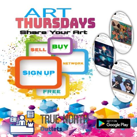 TrueNorthVip's tweet photo. It's Share Your Art Thursdays‼
Go to https://t.co/ixyq5e99Pf, join our community, and share your artwork‼

#ShareYourArtThursdays #Art #Artwork #Artists #NFTs #PhotographyIsArt #Sculpture #Music #DigitalArt #DigitalArtwork #ArtsAndCrafts #ArtistsOfTwitter #Buy #Sell #Network ❤ https://t.co/VtejUEnYGX
