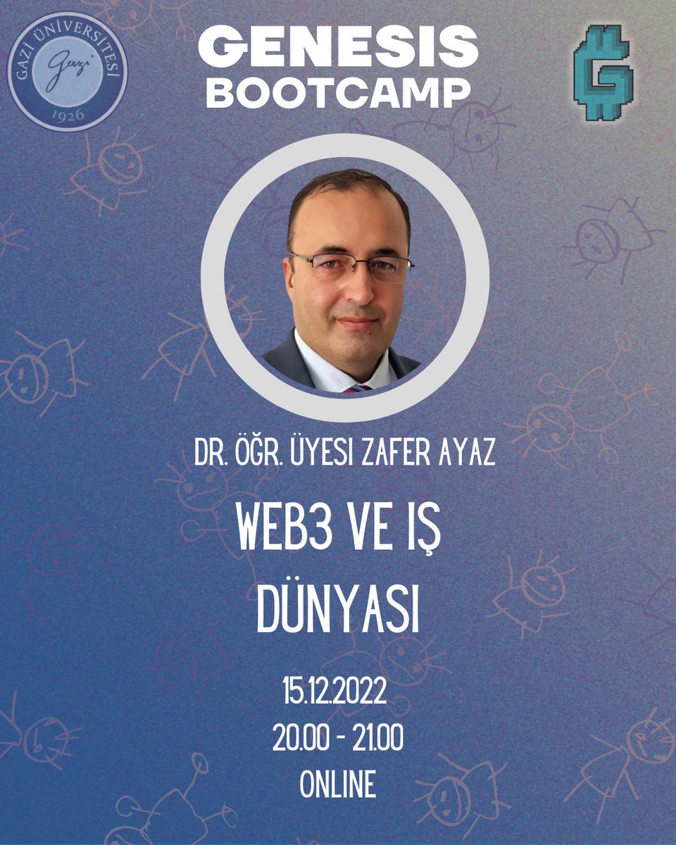 Genesis Bootcamp eğitimimizin 2 haftasını kıymetli hocamız Zafer Ayaz ile tamamlayacağız.🌟