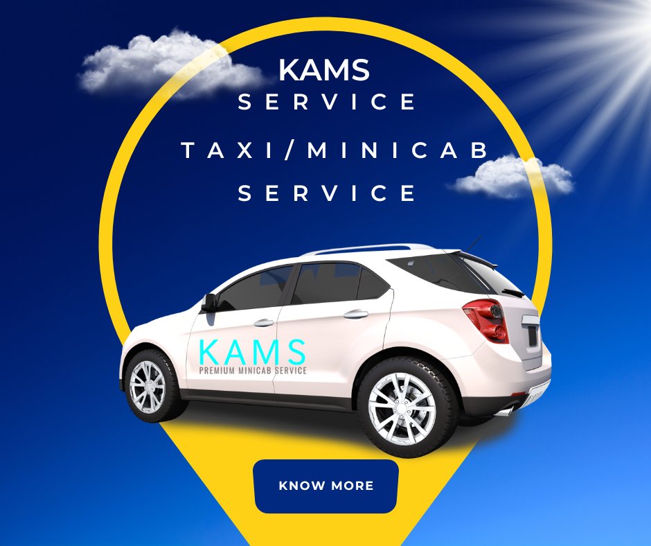 kamsservicesltd's tweet photo. Book Your minicab/taxi with KAMS Services for better services.
Call Us today to book your ride.
Call Us:- +44 20 3745 5524
Email Us:- Admin@Kamsservices.co.uk
Or Visit:- https://t.co/8dnTamYs8H
Or Book Directly:- https://t.co/72s6fkNtzS
#minicab #services #london #trustedtravel https://t.co/WjJjIdqUEk