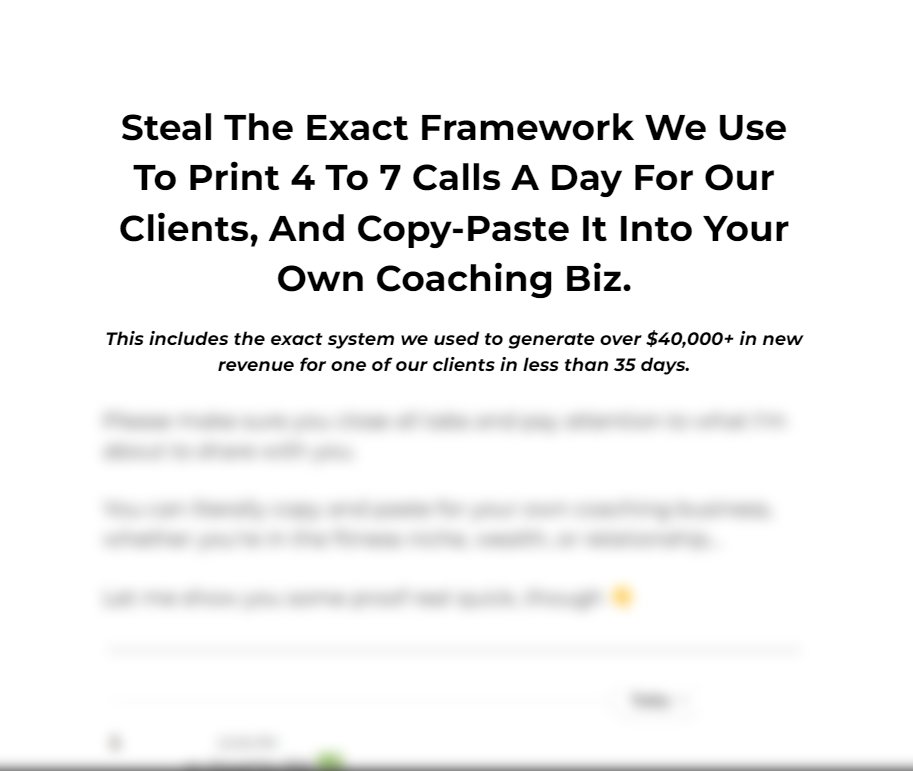 Just wrote a Google Doc breaking down my EXACT framework to book 4 to 7 calls A DAY for my clients.

Copy-paste this into your coaching business and you'll be PRINTING $30,000+ months.

Today it's yours for FREE

RT + comment "doc" and I'll DM it to you

(must be following)