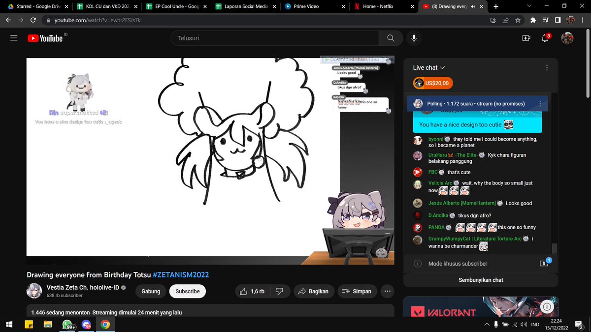 Gatau mikir apa jam segini liat anime gambar~