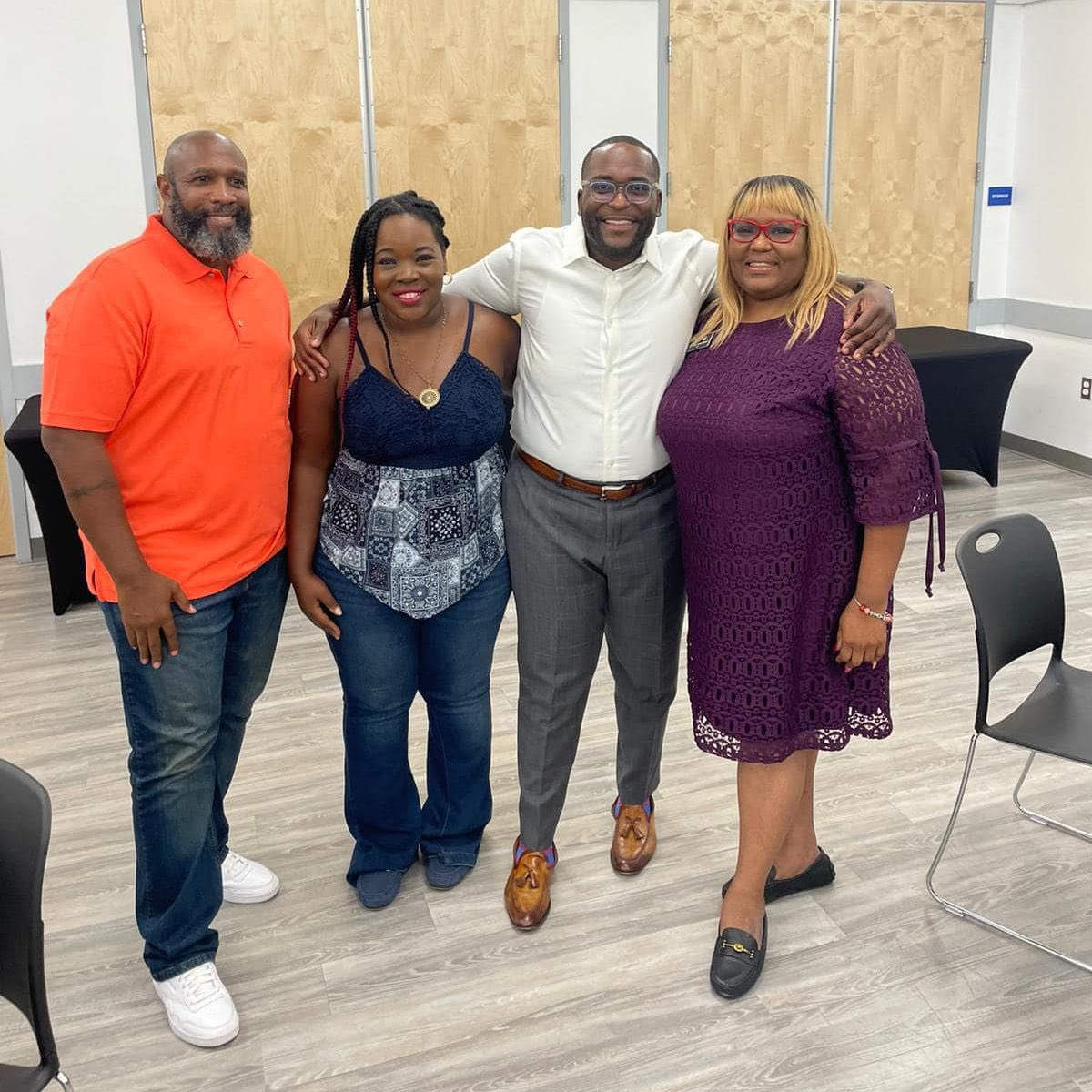 DadeDelegation's tweet image. Senator Shevrin Jones and State Representative Christopher Benjamin in the City of Miami Gardens for a community conversation. #SenatorShevJones #RepChristopherBenjamin #dadedelegation #MiamiGardens