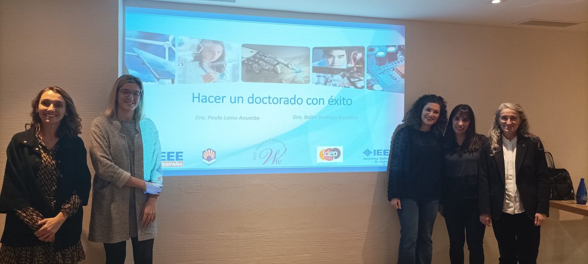👩‍🎓👩‍🔬Grandes investigadoras, Dra. <a href="/BelenBermejo3/">Dra. Belen Bermejo</a>, Dra. <a href="/Paula_Lamo/">Paula Lamo</a>, Dra. <a href="/InmaculadaPlaza/">Inmaculada Plaza</a>, compartiendo claves para "Hacer un #Doctorado con #ÉXITO".
 
Así se vivió hoy en la Universidad de #Córdoba 
<a href="/Unicordoba_Col/">Universidad de Córdoba</a>. 

Evento <a href="/ieeespain/">IEEE Spain</a>, <a href="/wie_spain/">WIE_Spain</a>, <a href="/ucoidep/">IDEP UCO</a>, <a href="/vestudiantesUCO/">Vicerrectorado de Estudiantes y Cultura - UCO</a>.