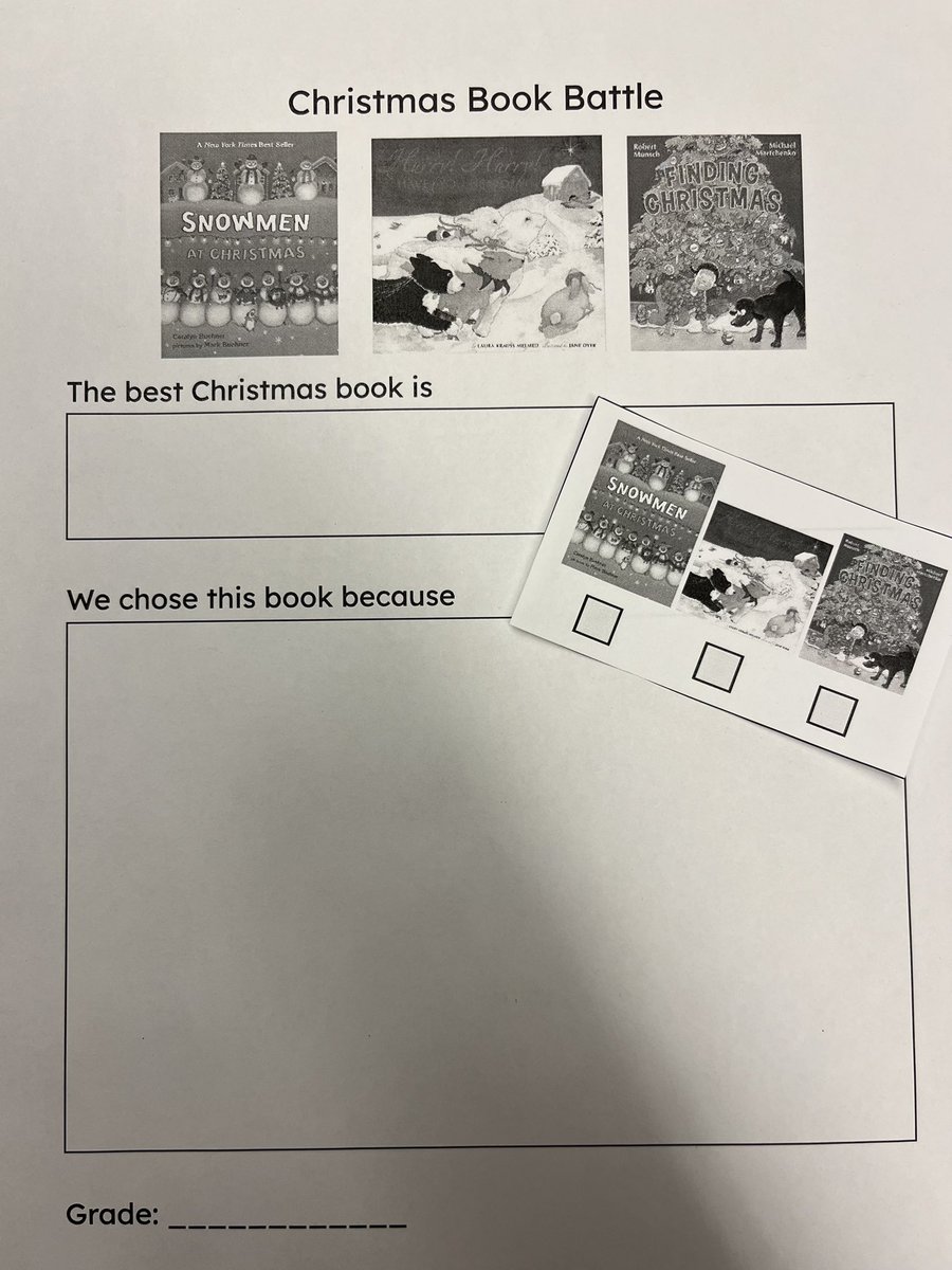 Yesterday we tackled the third and final book of our Christmas Book Battle <a href="/SWATigers/">𝕊𝕎𝔸 𝕋𝕚𝕘𝕖𝕣𝕤</a>! We read, analyzed, compared, and shared. And today… we vote.