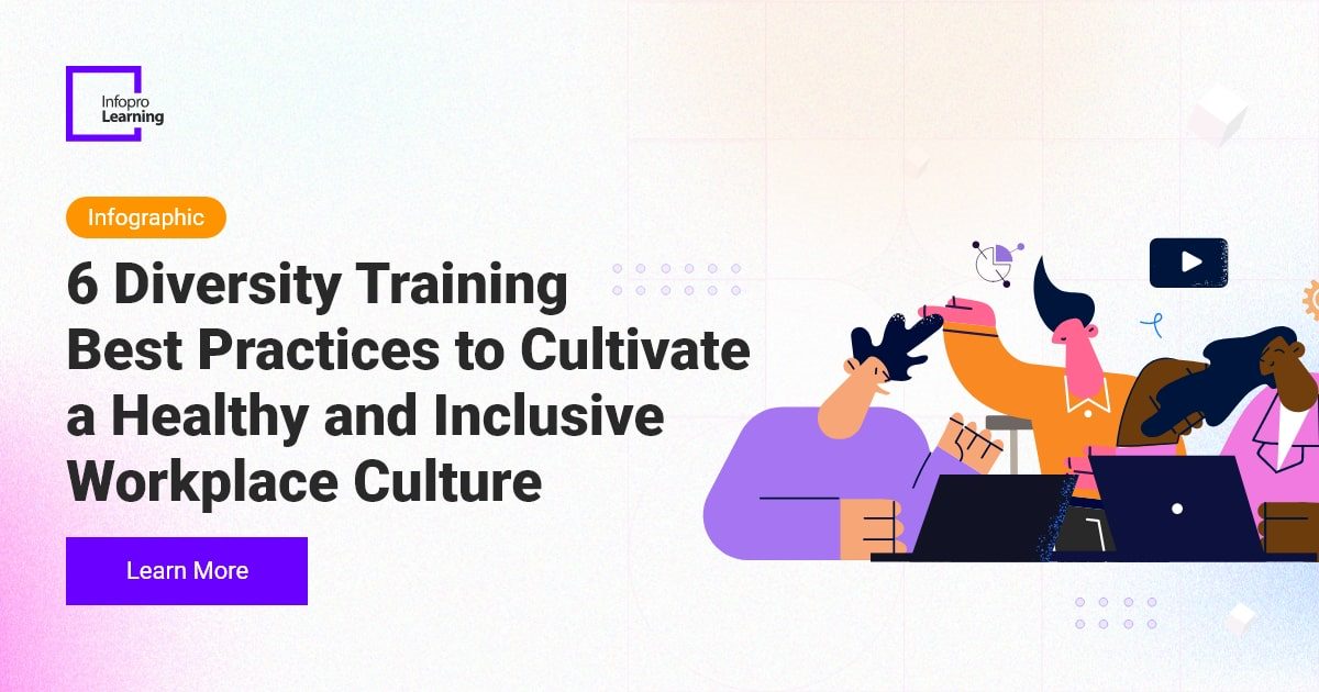 InfoproLearning's tweet photo. Organizations must prioritize developing an inclusive work environment to bring out the best in their employees. Here are the six best practices. https://t.co/yGyX0lUS3r

#InfoproLearning #Infographic #DiversityTraining  #InclusiveCulture #DE&amp;I https://t.co/Q8DWKXYWVH