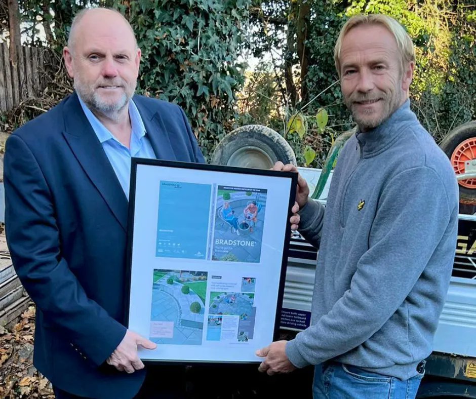 Ahead of our brochure launch in the new year we are happy to announce the project of our installer of the year has made it onto the front cover! Today he was presented with his own Installer of the year cover as a momento!