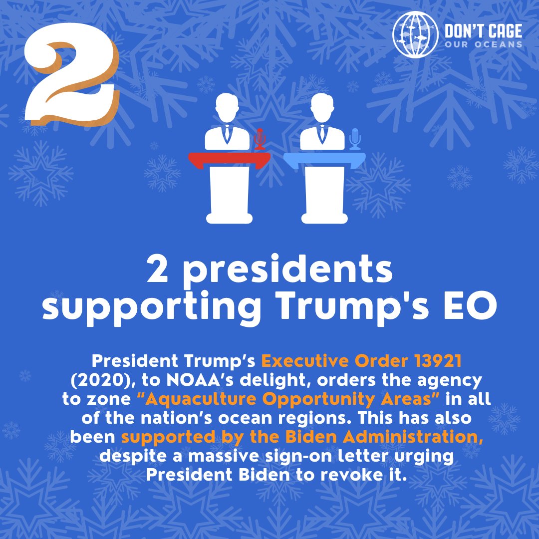 On the 2nd day..

#dontcageouroceans #12daysofchristmas 
#aquaculture
#sustainableseafood #supportlocal