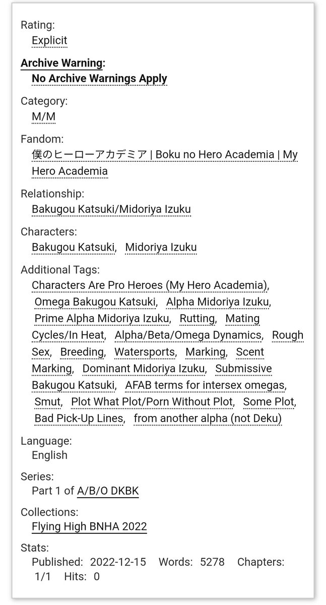 DekuDisaster's tweet photo. Here's my work for the @flyinghighbang! It was so fun to write. Huge thanks to @poeticcentaur69 for beta'ing this. I will link @harevila's work soon!
I plan on uploading this fic to Twitter in the future, but for now, it can be read on ao3. https://t.co/4Nz84J9rye https://t.co/oQC1iPXJ9t