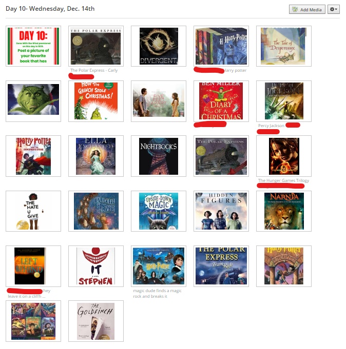 KlebLibrary's tweet image. So many good books that have been adapted for TV or Film! Lots of Harry Potter fans @KlebKISD #kleinlibraries #12daysofreading