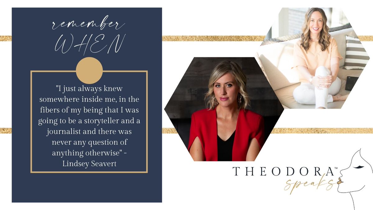 Gayle Keller (@gaylewolski) on Twitter photo ✨Remember when✨ ... I was joined by my first ever guest and close friend <a href="/LindseySeavert/">Lindsey Seavert</a> on Theodora Speaks?
Lindsey is an award winning journalist as well as a documentary filmmaker.
Check out the full episode here > apple.co/3sUMBwI ✨Remember when✨ ... I was joined by my first ever guest and close friend <a href="/LindseySeavert/">Lindsey Seavert</a> on Theodora Speaks?
Lindsey is an award winning journalist as well as a documentary filmmaker.
Check out the full episode here > apple.co/3sUMBwI