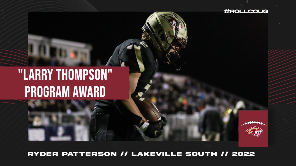 <a href="/RPatt23/">Ryder Patterson</a> earned the "Larry Thompson" Program Award
