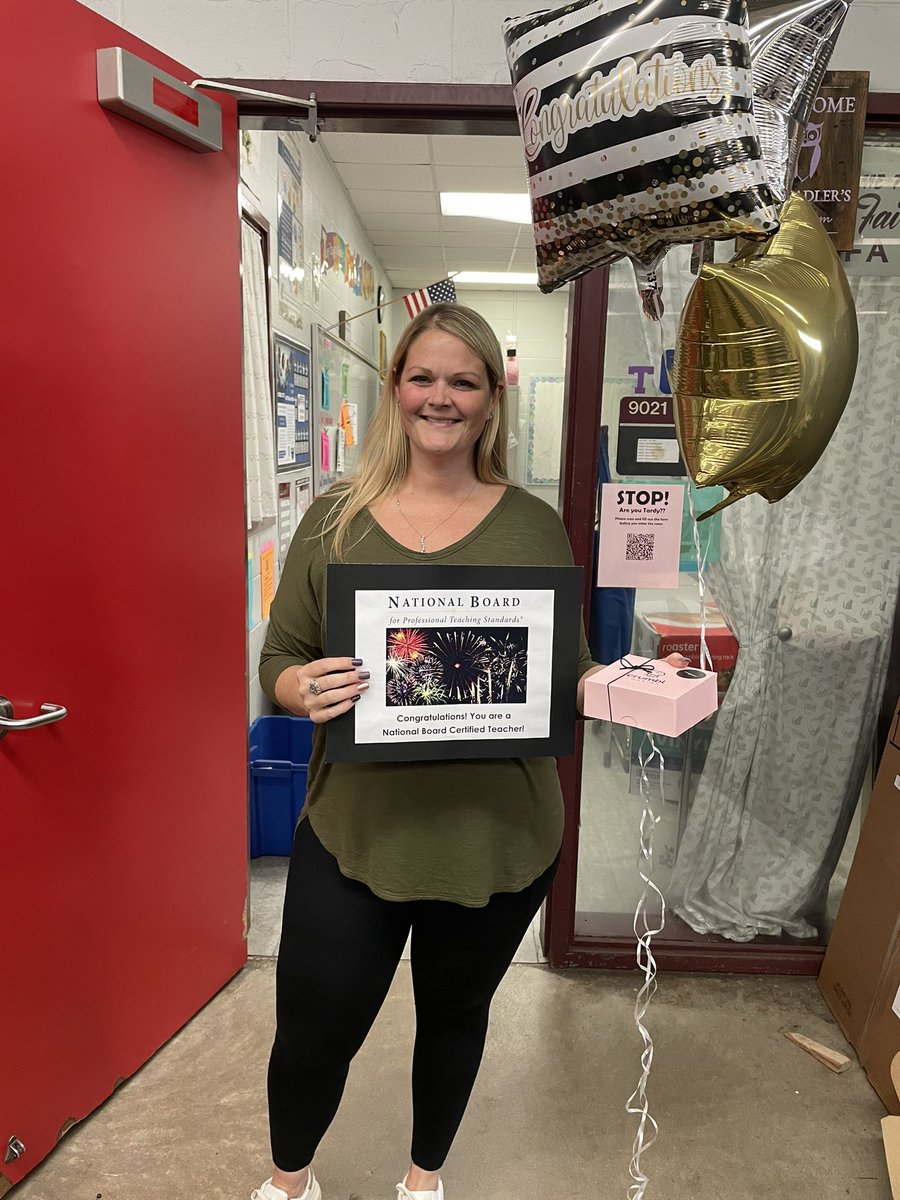 Congratulations to one of our newest National Board Certified Teachers, Roni Sadler from Cy-Fair High School!