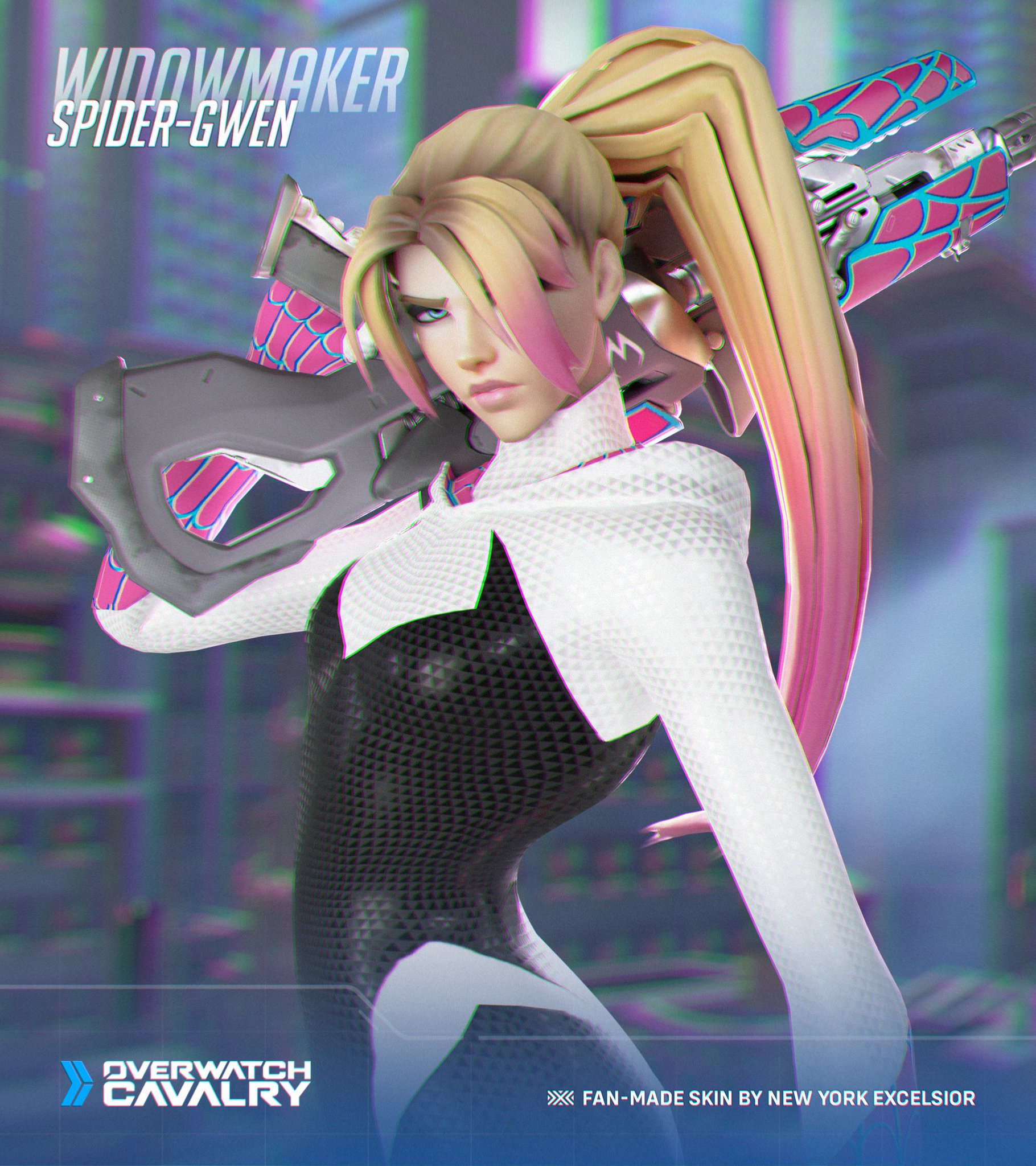 Overwatch Cavalry on X: Are there any crossovers you'd like to see in  Overwatch 2? 👀 The @NYExcelsior created a fan-made skin concept featuring  Widowmaker as Spider-Gwen from #SpiderVerse 🕸️🤍 🔗 t.coKSaLnER3vD