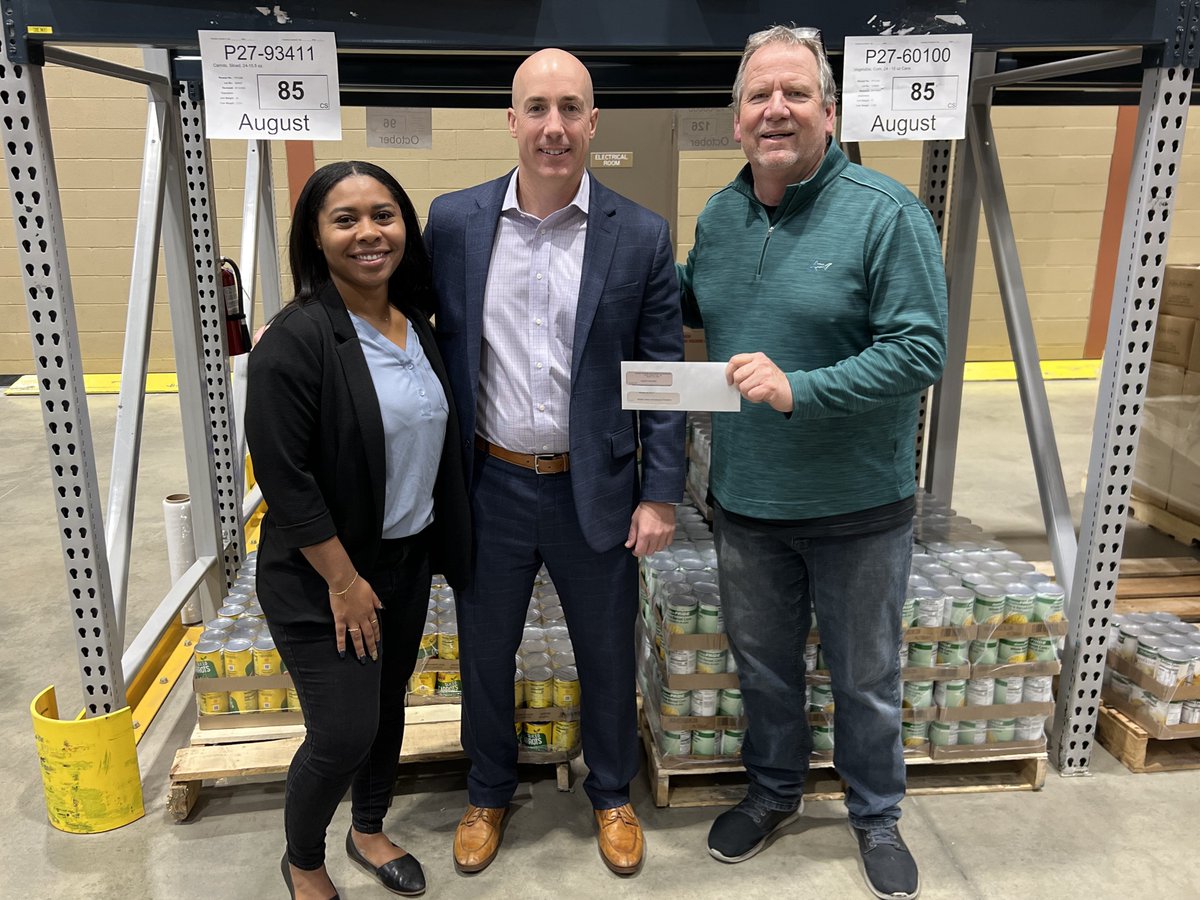 Thank you, Wichita Turkey Trotters! <a href="/Wichita_Sports/">Wichita Sports Commission</a> presented us with over $2,600 that was raised by race participants at this year's event. We also collected over 400 pounds of peanut butter! The support of our community means more than you know - THANK YOU! #turkeytrot #wichita