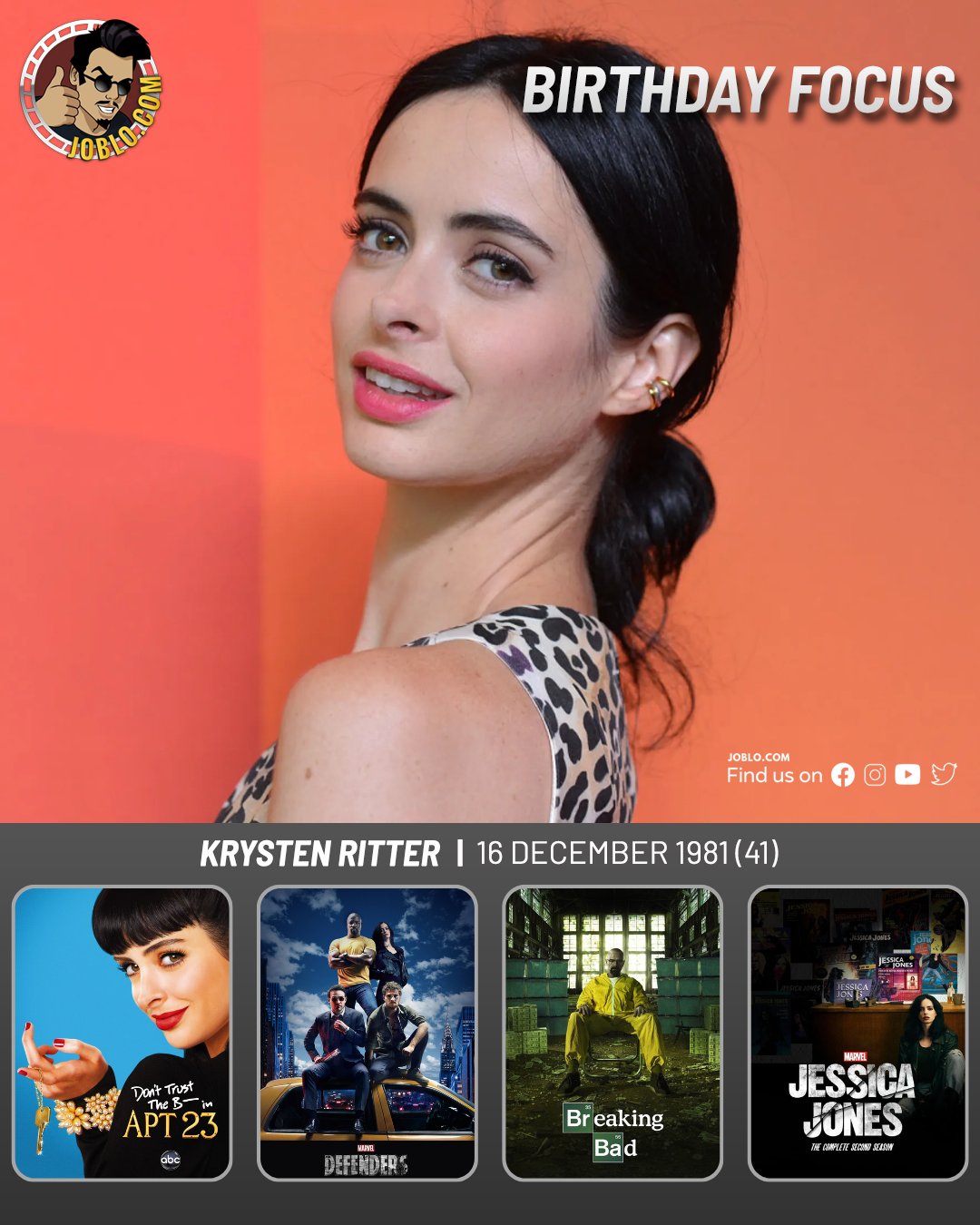 Happy birthday Krysten Ritter!  