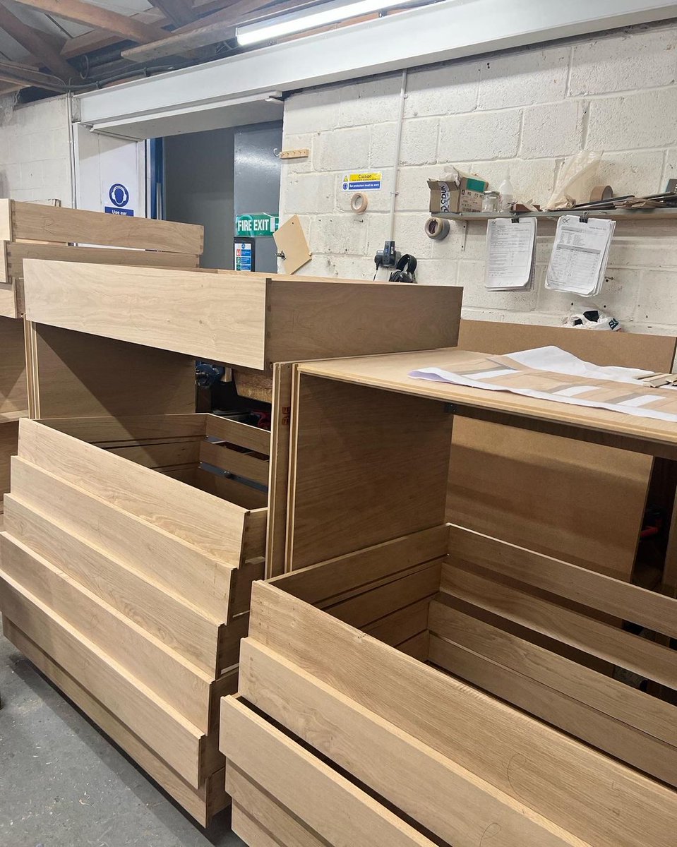 ShawandRiley's tweet photo. The vestments of a church are so important, it's almost like they're sacred. To ensure that such delicate fabrics and ornaments are kept in the best condition possible, we are creating bespoke storage here in the workshop!
#churchfurniture #traditionalstyle #craftsmen https://t.co/48nEqc6XMY