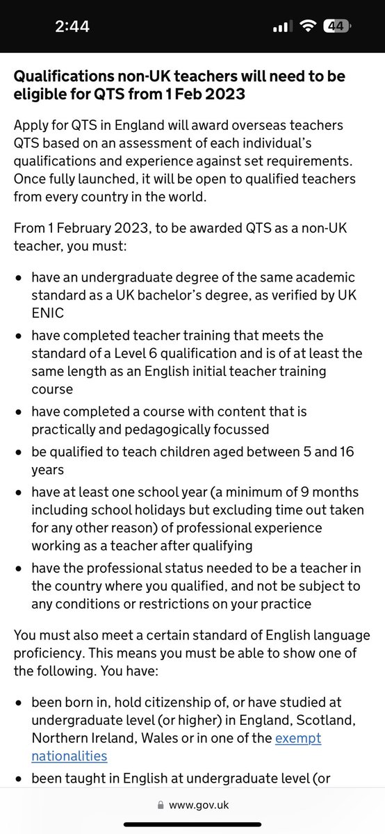 MCTundeBella's tweet photo. From 1 February 2023, teachers with a teaching qualification from Ghana, Hong Kong, India, Jamaica, Nigeria, Singapore
South Africa, Ukraine and Zimbabwe will be able to apply to TRA (Teaching Regulation Agency) for QTS (Qualified Teacher Status)

https://t.co/J2gjN6Topf https://t.co/ouO5kSiCuu
