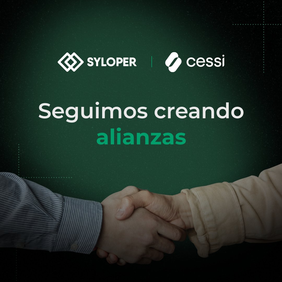 Syloper's tweet photo. Estamos muy felices de contarles que nos adherimos a CESSI, vínculo nos permitirá relacionarnos con otras empresas y entidades que son parte del ecosistema, y al mismo tiempo realizar nuestro aporte para que la industria de la que formamos parte siga creciendo. https://t.co/sGHVIVuD6w