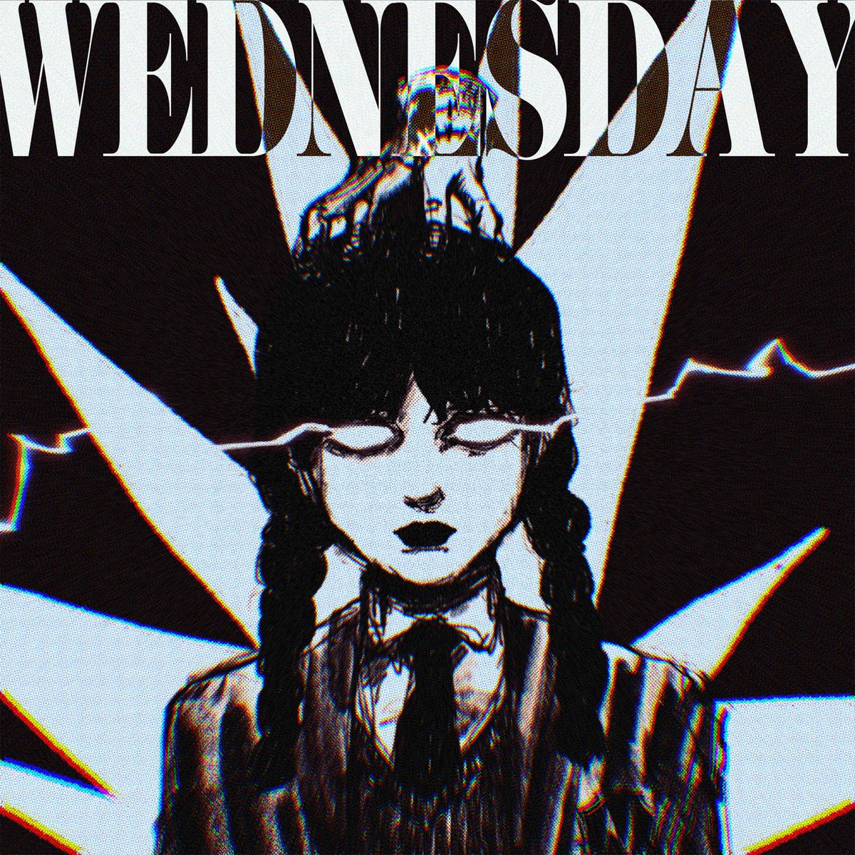 「Wednesday面白かったな〜 #wednesdaynetflix 」|Kei Hayakawaのイラスト