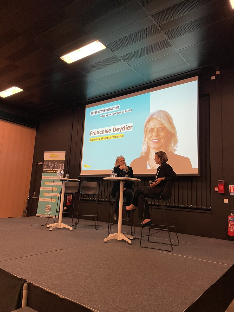 SocialBuilder's tweet image. La journée continue avec @deydier_f, fondatrice et directrice générale de l'agence #Essentielle spécialisée en #strategiedigitale #influencemedia et #reseauxsociaux.
#OsezLaTech #entrepreneurlife
