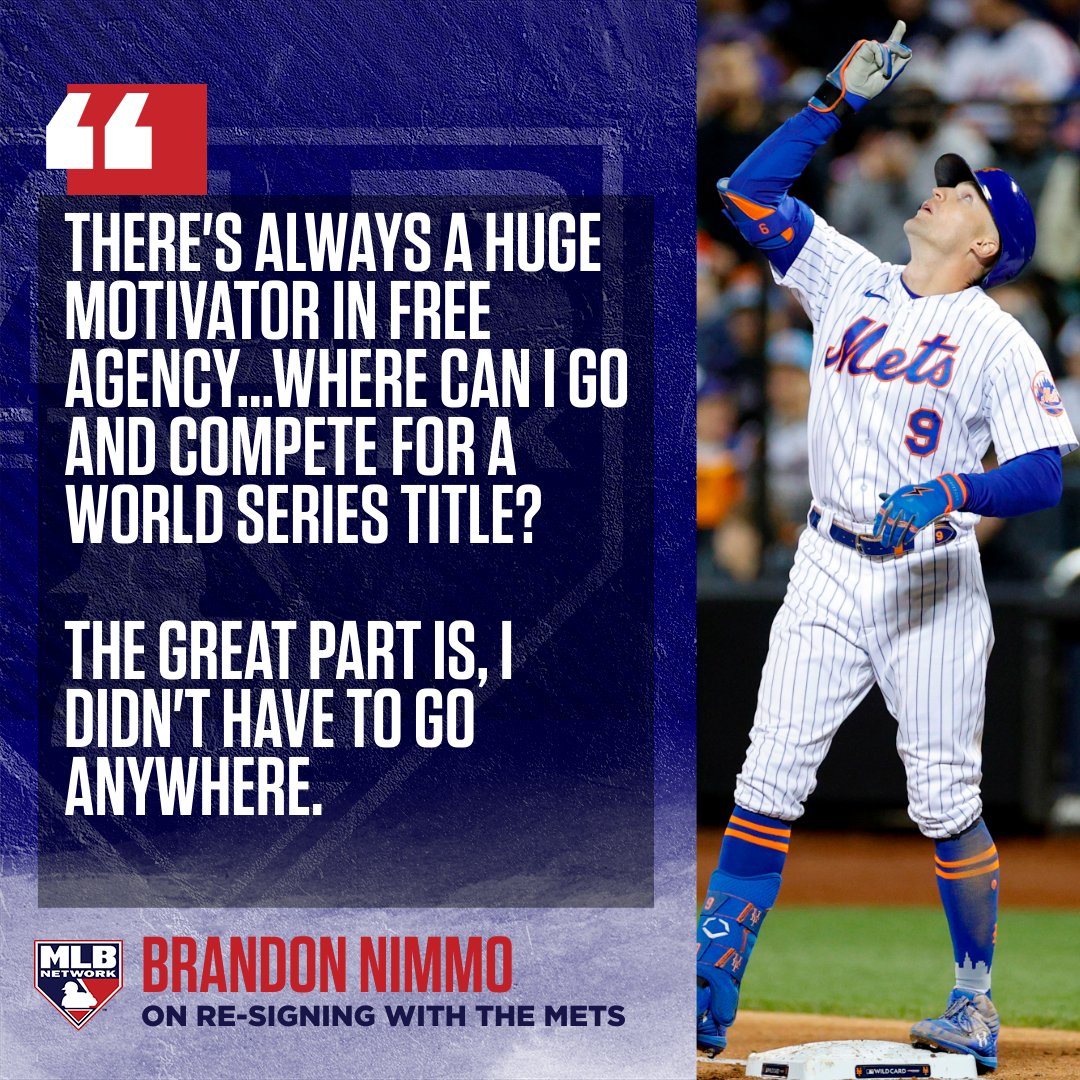 Brandon Nimmo is pumped to be back in Queens 😤