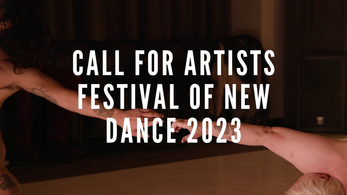 Neighbourhood Dance Works (NDW) (@ndanceworks) on Twitter photo CALL FOR ARTISTS – Festival of New Dance 2023!!
Neighbourhood Dance Works is seeking applications for its 32nd Festival of New Dance, taking place October 2nd-8th, 2023 in St. John’s, NL.
DEADLINE TO APPLY: Feb 24th, 2023! 
Apply now at zeffy.com/en-CA/ticketin… CALL FOR ARTISTS – Festival of New Dance 2023!!
Neighbourhood Dance Works is seeking applications for its 32nd Festival of New Dance, taking place October 2nd-8th, 2023 in St. John’s, NL.
DEADLINE TO APPLY: Feb 24th, 2023! 
Apply now at zeffy.com/en-CA/ticketin…