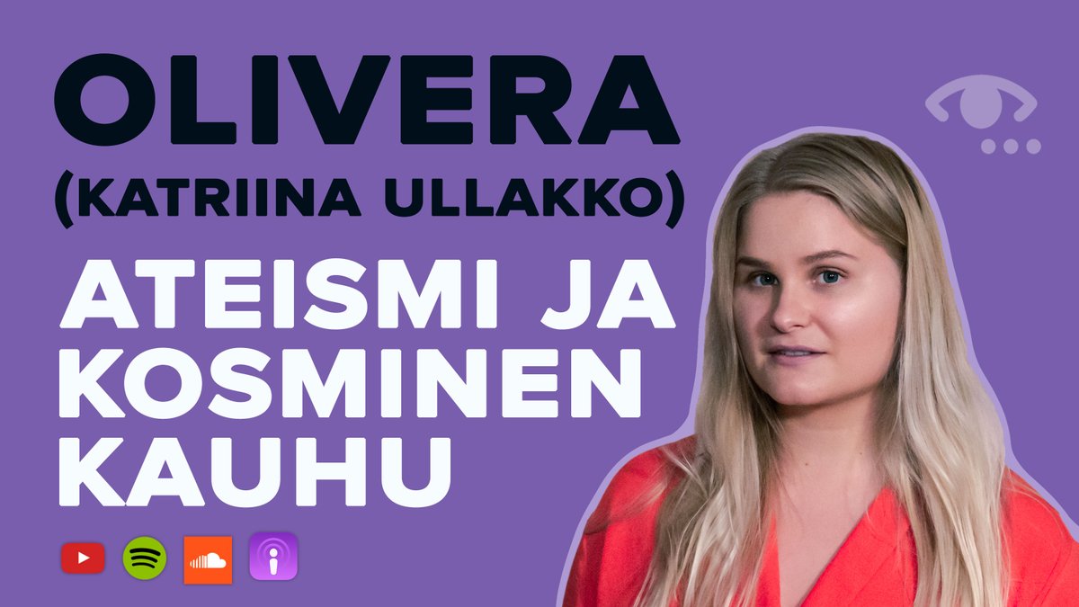 Moni on epäilemättä kuullut Oliveran Thank God I'm an Atheist -biisin, mutta veikkaan harvemman tietävän biisin olevan olemassa sen seurauksena, että Perttu Häkkinen puhui vuosia sitten Kaarle Hurtigin Kaarlen maailma -ohjelmassa kosmisesta kauhusta. 1/