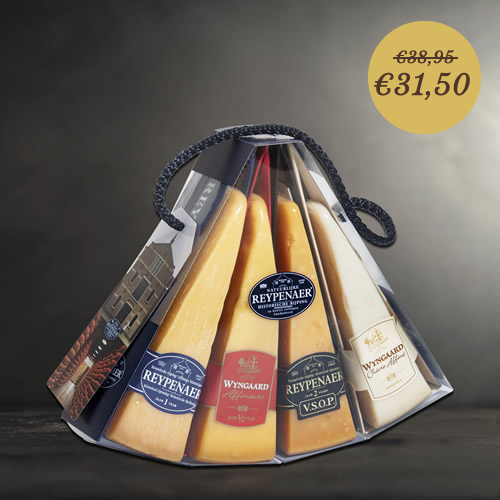 Reypenaer Christmas Shopping: the best gifts under the tree for any cheese enthusiast! Until December 23th we have a Special Offer: the 4 Cheese Gift Set from €38,95 for € 31,50 🎁 - Go to: webshop.reypenaer.nl #reypenaer #cheese #christmas #shopping