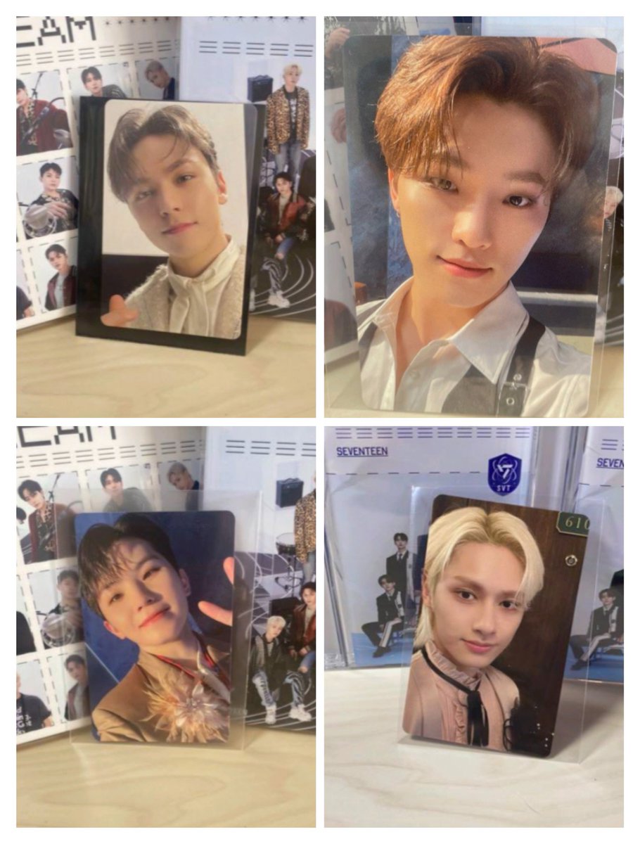 ellowyou's tweet photo. wts lfb 
SFETA

SEVENTEEN DREAM Osaka Kyocera PC
- Mingyu Hao Set = 1400
- DK Seungwan Set = 1300
- Woozi, Vernon, Dino = 580 each
- Jun = 650

DOP: 2 days
NO CANCELLATION
RCBYT

Mine+set/mem https://t.co/yPgRsFUidz