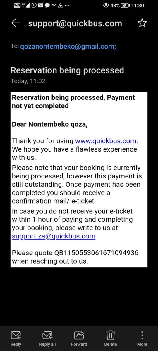 Fana261's tweet photo. @VodaPay the hatred I have for this app is beyond as from today. I booked a bus ticket from your so called quick bus feature on your app. The money was deducted and the ticket never been issued. I called your quick bus office and they said they haven’t confirmed payments. https://t.co/j66yoIjs8C