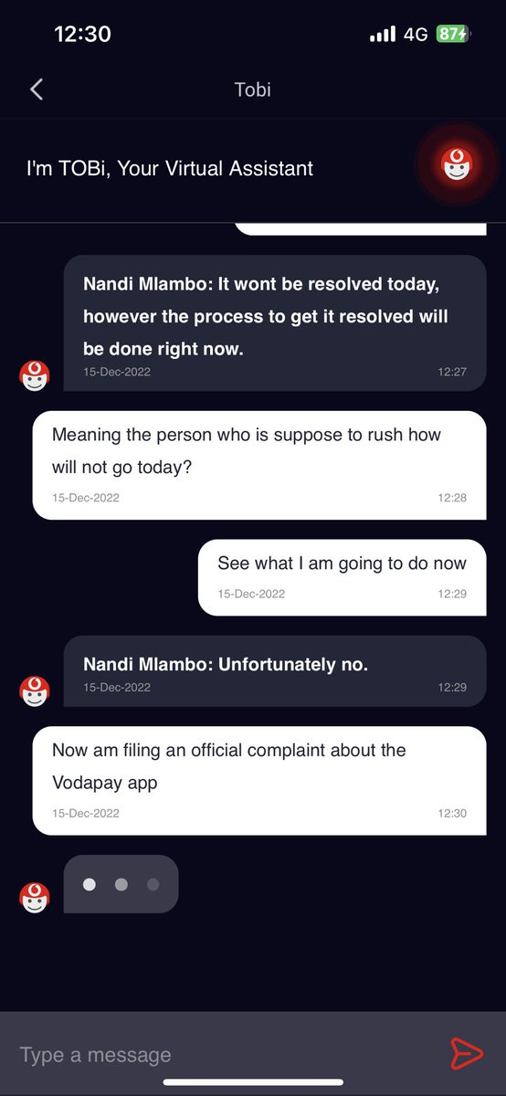 Fana261's tweet photo. @VodaPay the hatred I have for this app is beyond as from today. I booked a bus ticket from your so called quick bus feature on your app. The money was deducted and the ticket never been issued. I called your quick bus office and they said they haven’t confirmed payments. https://t.co/j66yoIjs8C