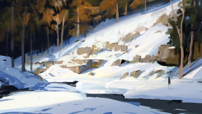 cold scenes/studies from last year. 
