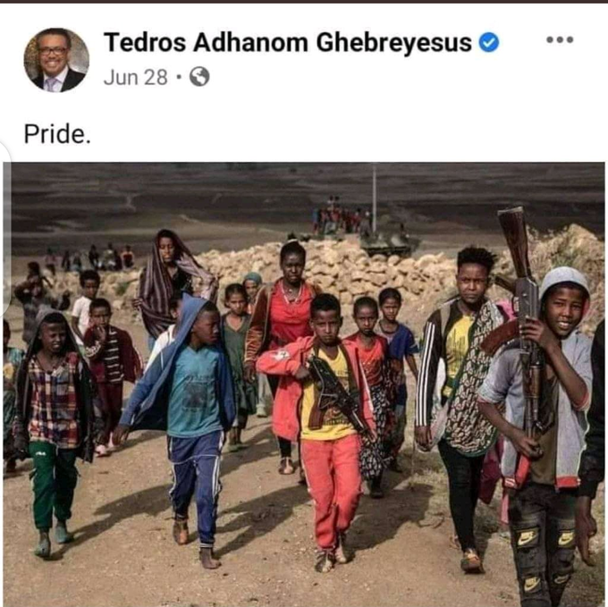 DerejeMelaku2's tweet photo. That is why @DrTedros supplied the #treasonous domestic #terrorists with war accessories expropriating from #WHO? #TPLF been involved in #massmurder #sexualabuse #CrimesAgainstHumanity #eliciting #childsoldering ?
@antonioguterres @SecBlinken @POTUS @AUC_MoussaFaki @AUC_PAPS https://t.co/3sCwFHMXk1