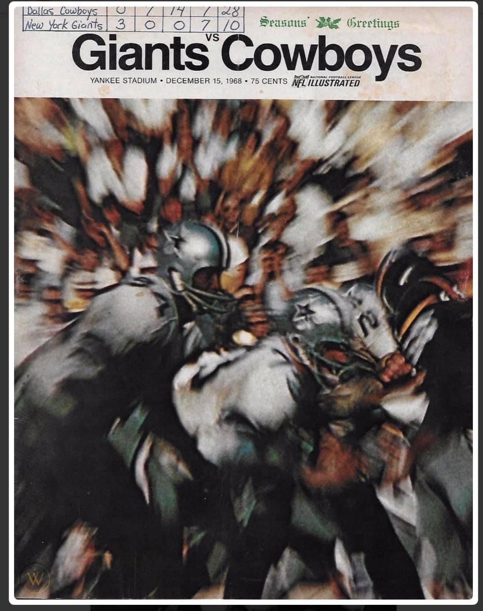 CowboysOld's tweet photo. This turned out to be Dandy Don’s final regular season game. 

#60sCowboys #FirstCowboys #DonMeredith #DallasCowboys #CowboysNation @Gil_Brandt https://t.co/gH2MU6pSat