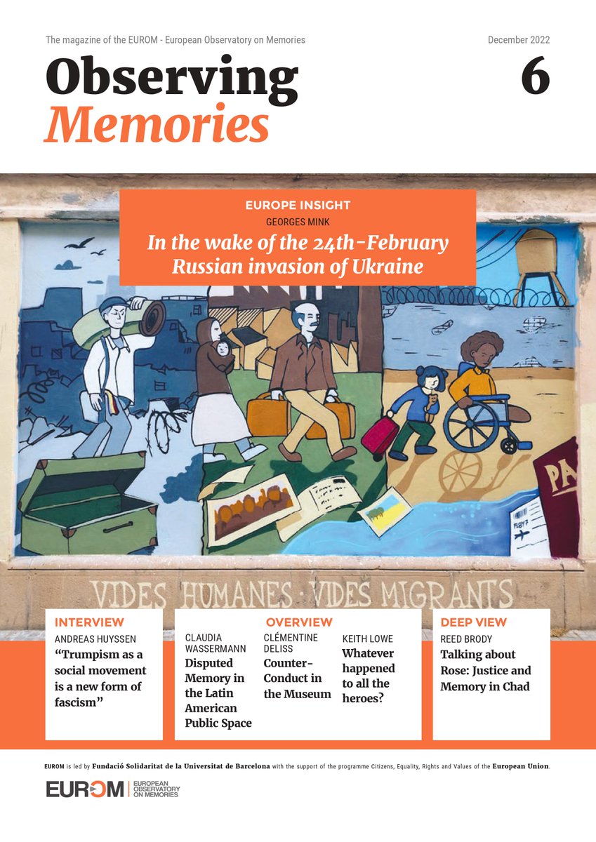euromemories's tweet photo. ⚡️Spolier🎁 Join the #EUROMnewsletter to receive our new magazine #ObservingMemories in your inbox before the winter holidays! 👉 https://t.co/n22OLXvpbR✍️Editor @conesaricard Director @JordiGuixe #EUROM @SolidaritatUB @UniBarcelona 🤝Supported by #CERV @EU_Commission https://t.co/EfPqSrvut8