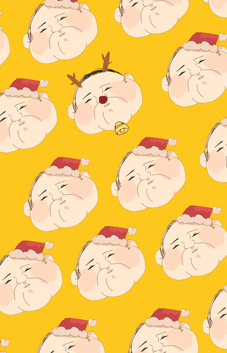 「12月なのでたろおじ壁紙です 」|おじさんは原稿修羅場のイラスト