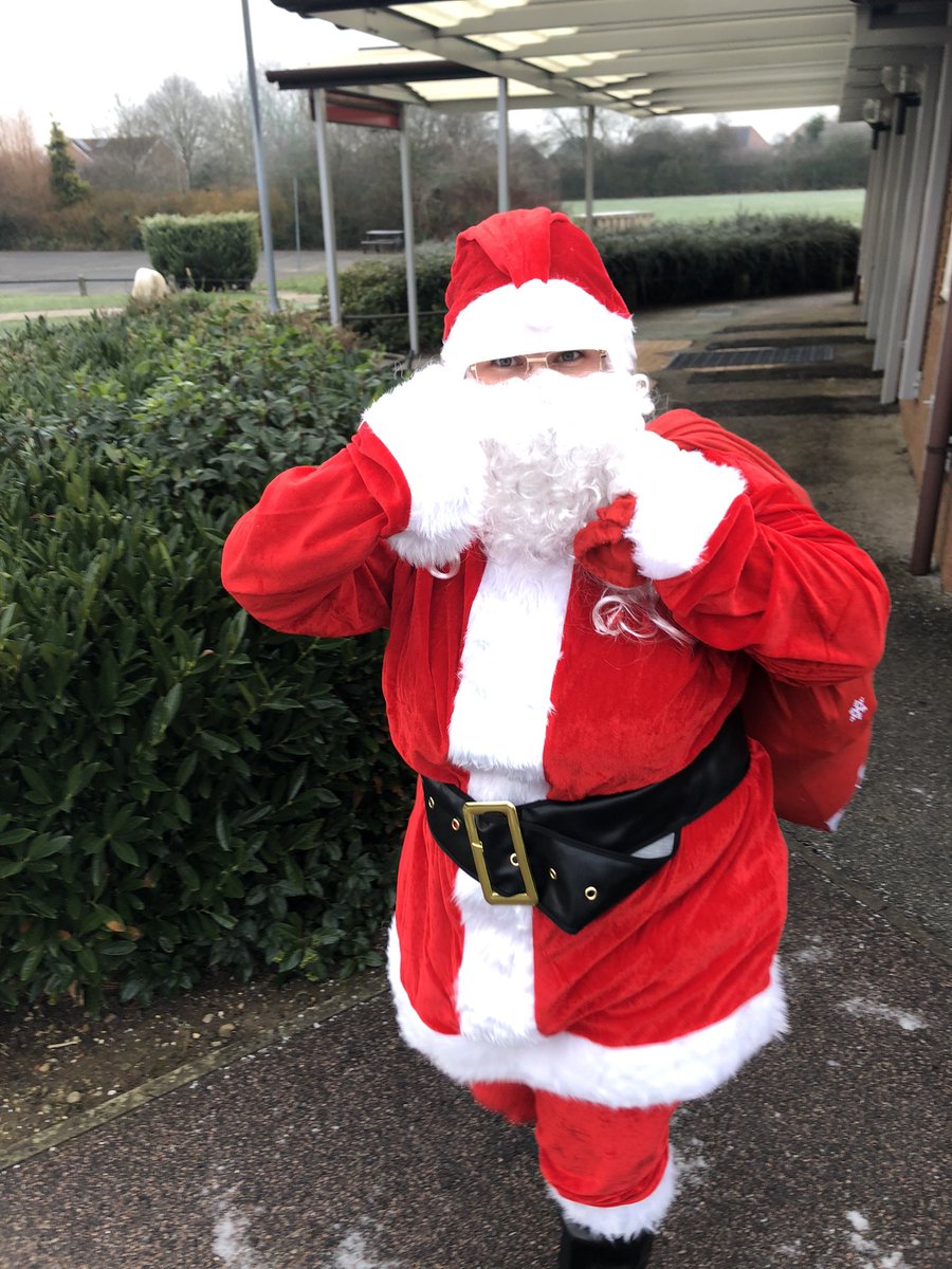 Santa had been on the rounds this morning at the infants <a href="/kestrelmead/">Kestrel Mead Primary Academy</a> #puttingsmilesonfaces