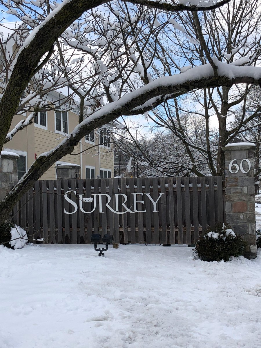 Winter weather advisory calling for a mix of sleet and rain today. Surrey locations are open, but please be careful if you plan to go out.