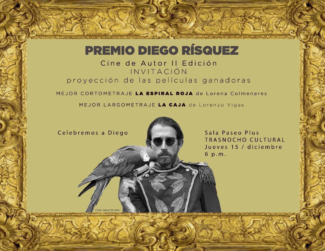 prensadecine's tweet photo. #CineVenezolano #Hoy jueves 15 entrega del @PremioDiegoR #CineDeAutor con proyección de las películas ganadoras -6 PM- @LaCajaPelicula y #LaEspiralRoja @trasnocho #Caracas ¡Todos invitados! https://t.co/mdwddDJ41A