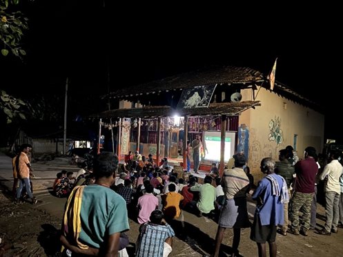 WCCBHQ's tweet photo. Residents of #Kandli #Village in Dharwad (Karnataka) were sensitized towards #wildlife crime related issues during a PRI #SensitizationProgram jointly organized by @WCCBHQ & Karnataka Forest Dept., on 13-12-2022. https://t.co/5lRVR5jWuF